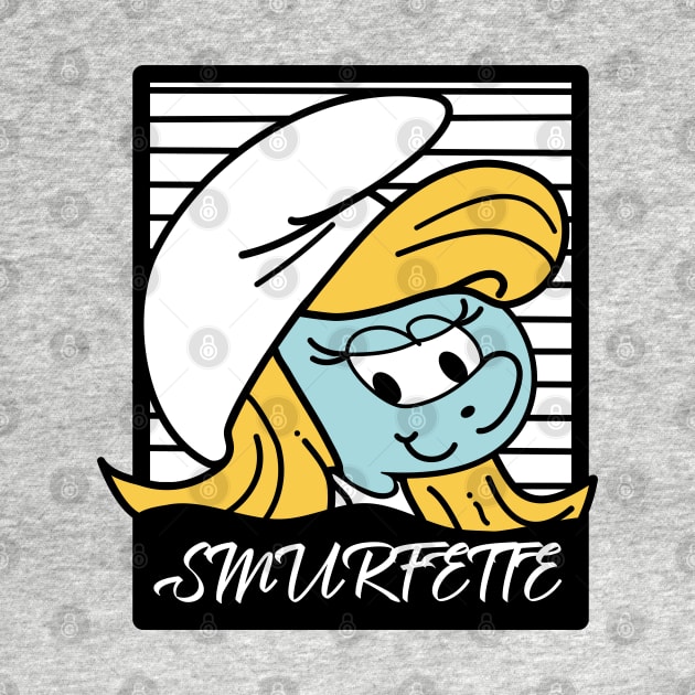 Blue Smurfette inspired picture by Arch4Design